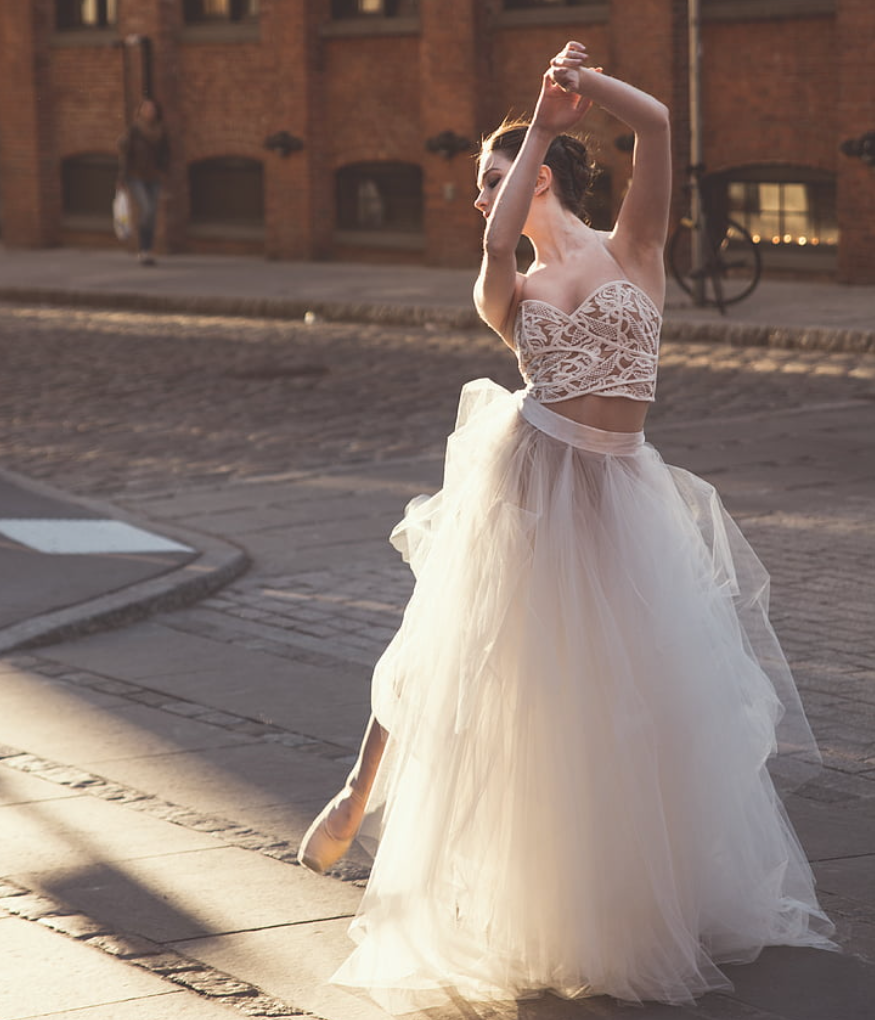 Wholesale White Chiffon Skirt